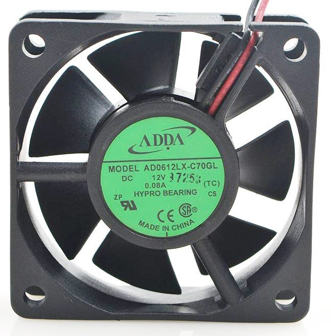 ADDA AD0612LX-C70GL 12V 0.08A 2wires Cooling Fan ADDA AD0612LX-C70GL 12V 0.08A 2wires Cooling Fan